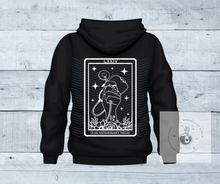 Load image into Gallery viewer, Veterinary Profession Tarot Card Hoodie - Unique Design for Veterinarians, Techs, and Receptionists