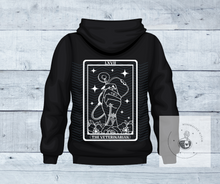 Load image into Gallery viewer, Veterinary Profession Tarot Card Hoodie - Unique Design for Veterinarians, Techs, and Receptionists