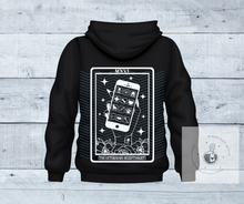 Load image into Gallery viewer, Veterinary Profession Tarot Card Hoodie - Unique Design for Veterinarians, Techs, and Receptionists