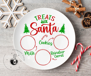 Treats for Santa Plate, Christmas Eve