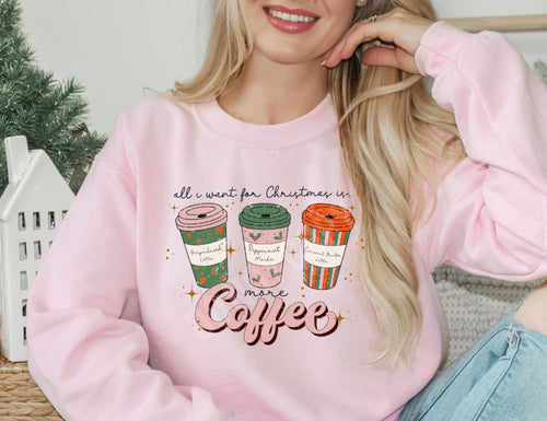 Cute Coffee Sweatshirt, Need Coffee Sweatshirt, Latte Sweatshirt