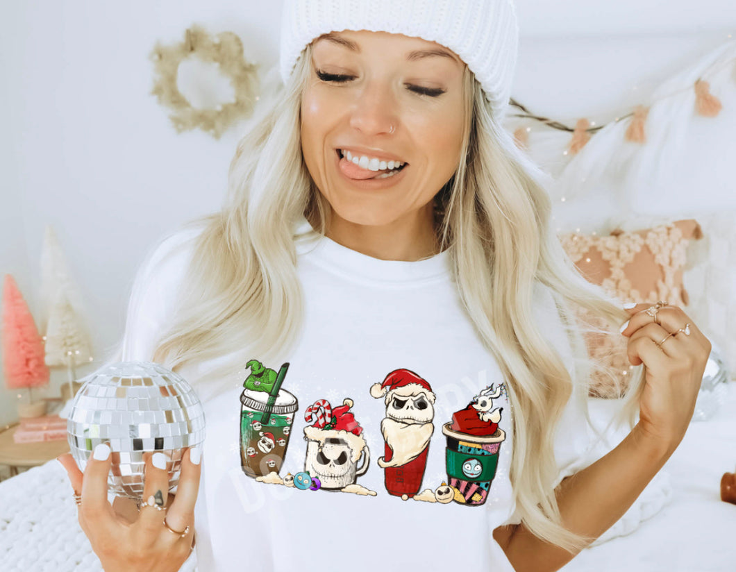 Nightmare Coffee T-Shirt, Festive Coffee Shirt