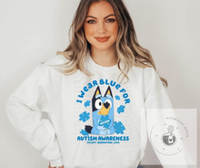 Load image into Gallery viewer, Autism Awareness Bluey T-Shirt - Support and Celebrate Neurodiversity